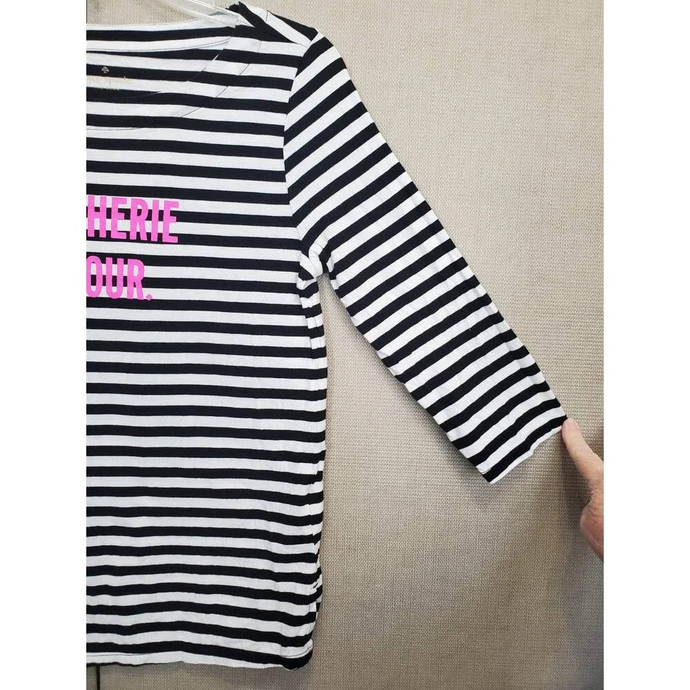Kate Spade New York Black Striped 
